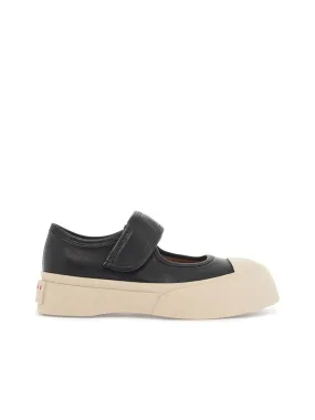 Pablo Mary Jane Nappa Leather Sneakers