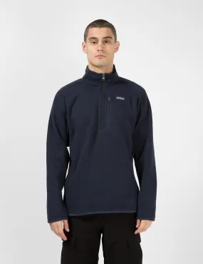 Patagonia Better Sweater 1/4 Zip Fleece - New Navy Blue