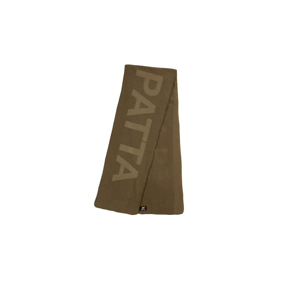 Patta Fleece Scarf - Tarmac