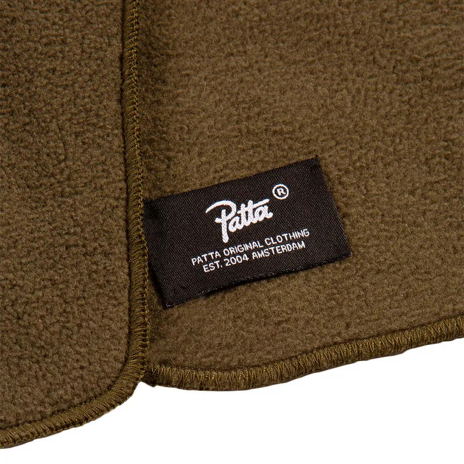 Patta Fleece Scarf - Tarmac