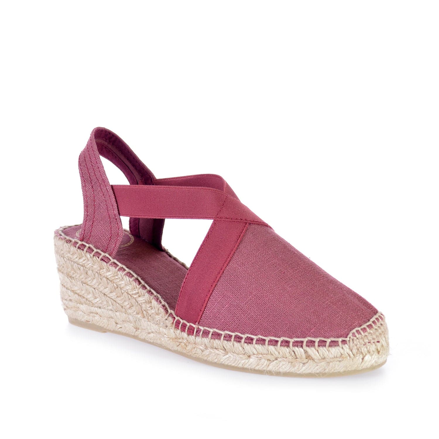 Plain Linen Wedge Espadrille for Women - Ter