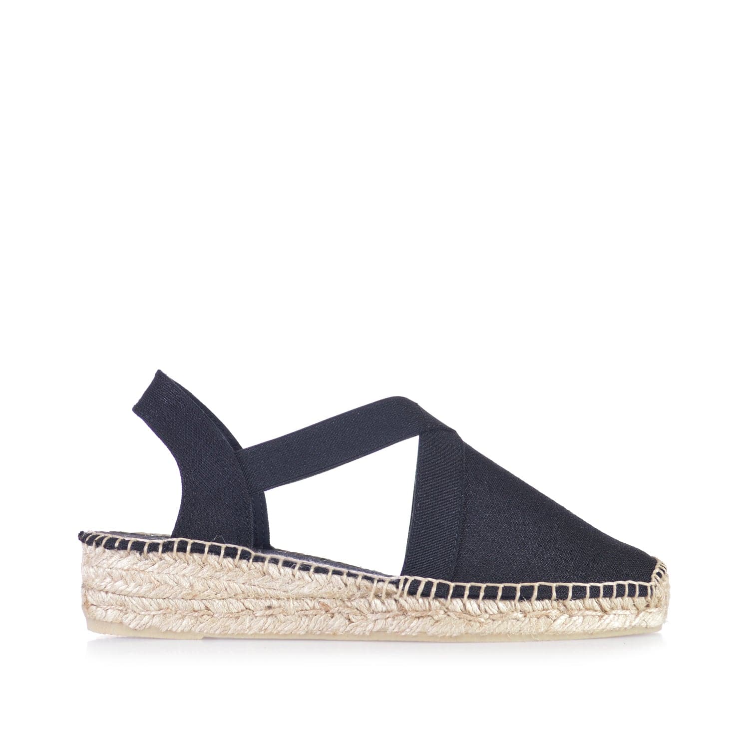 Plain Linen Wedge Espadrille for Women - Verona