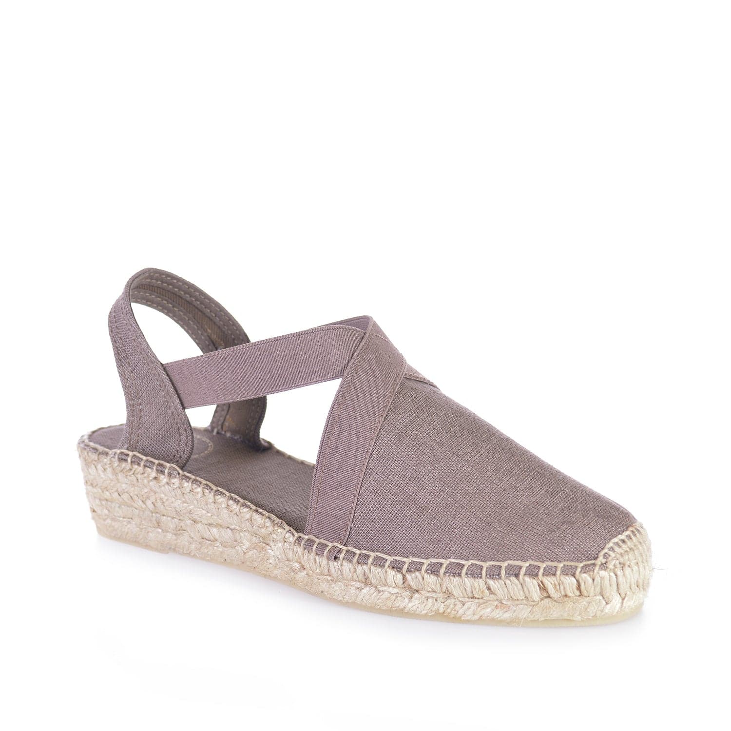 Plain Linen Wedge Espadrille for Women - Verona