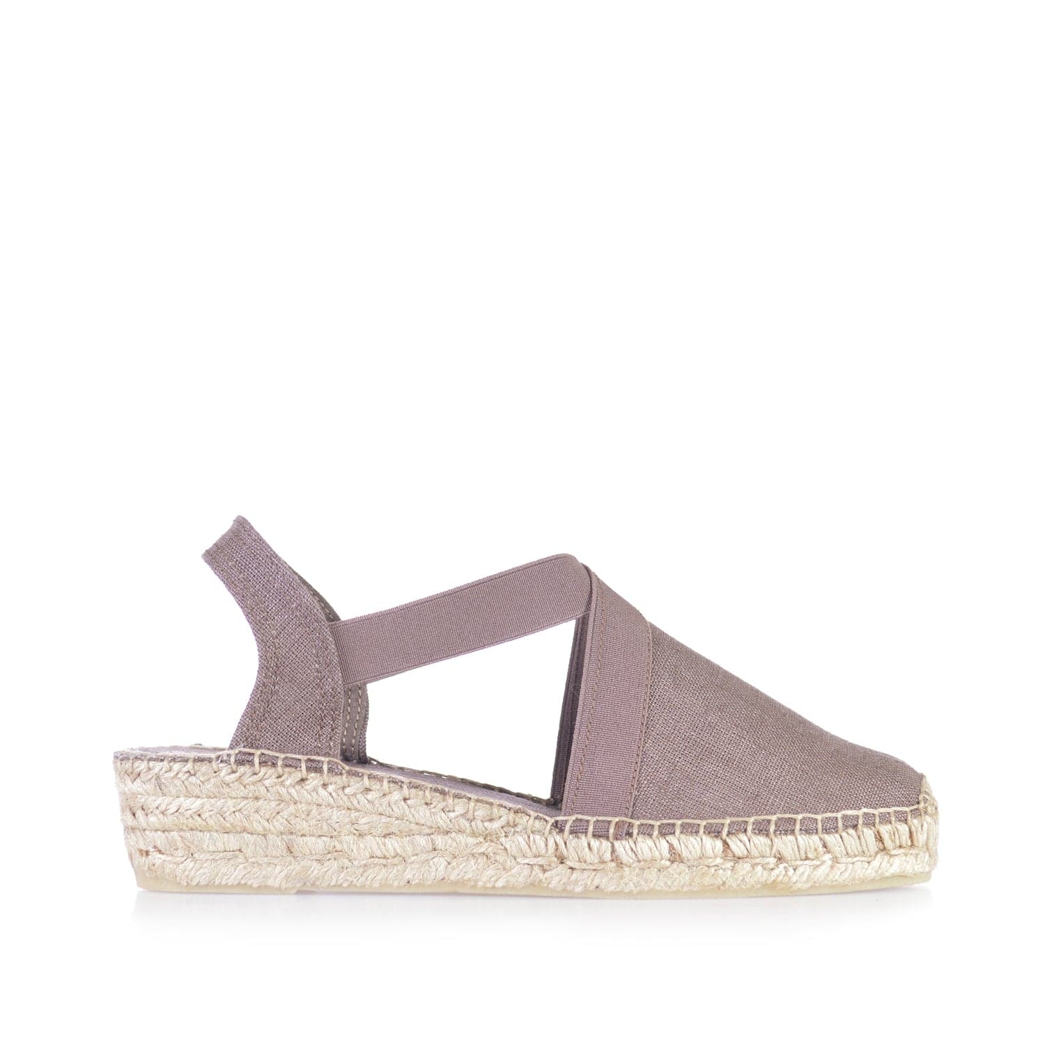 Plain Linen Wedge Espadrille for Women - Verona