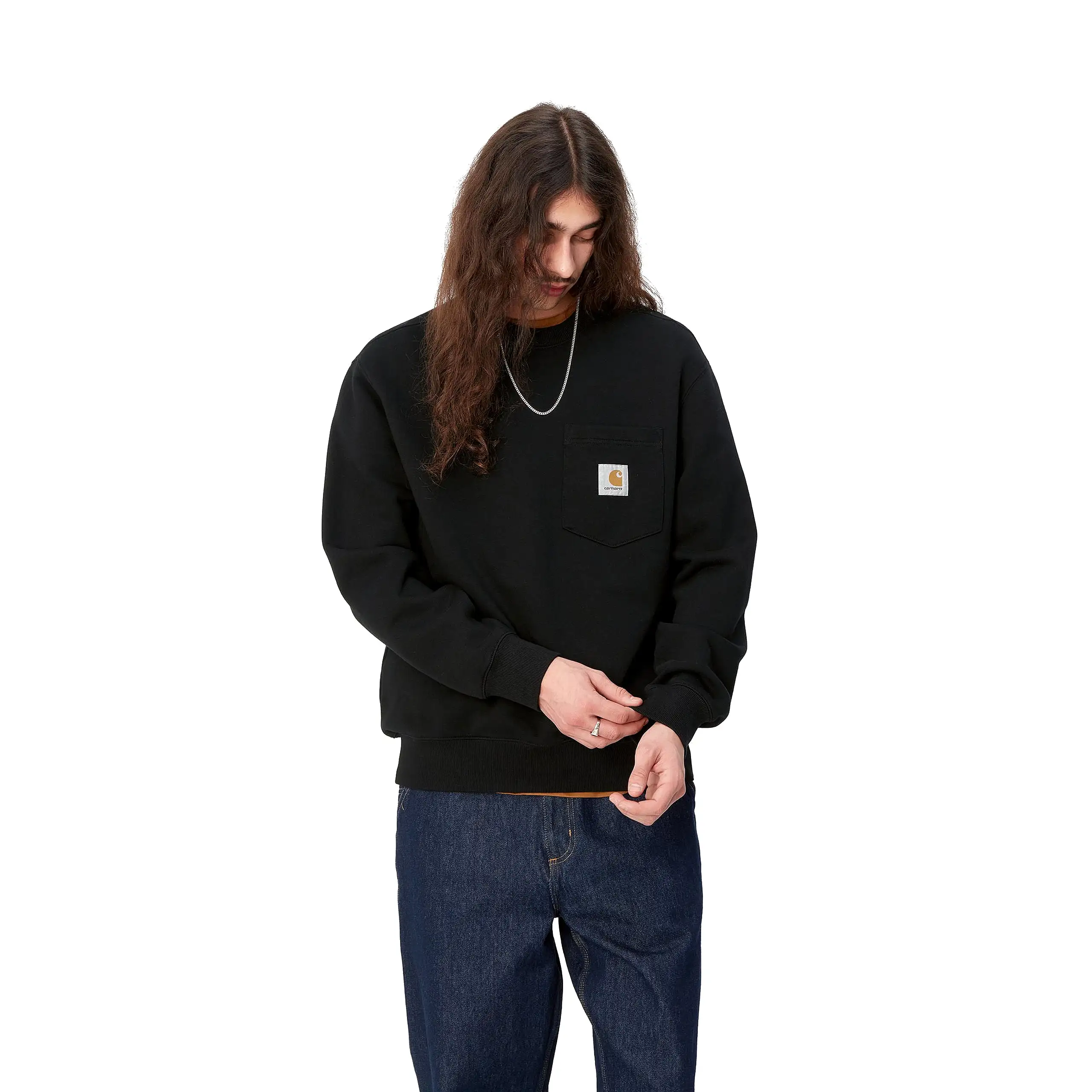 POCKET SWEAT BLACK