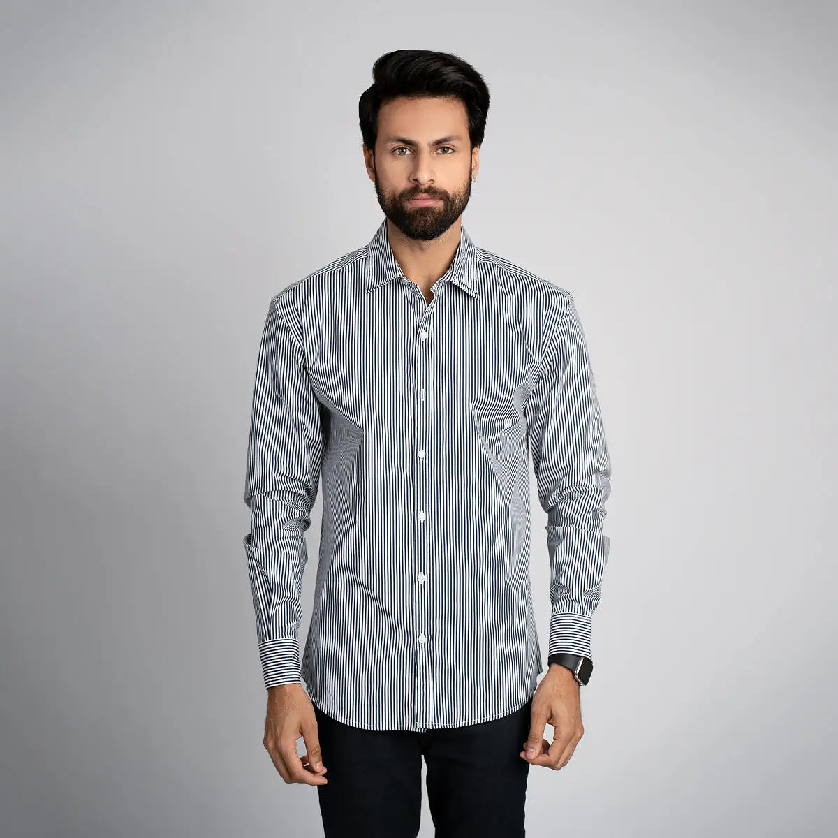 Poplin Plain Regular Shirt - HSSM3230010