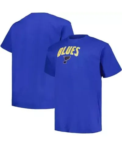 Profile Men's NHL St. Louis Blues Big & Tall Arch Over Logo T-Shirt