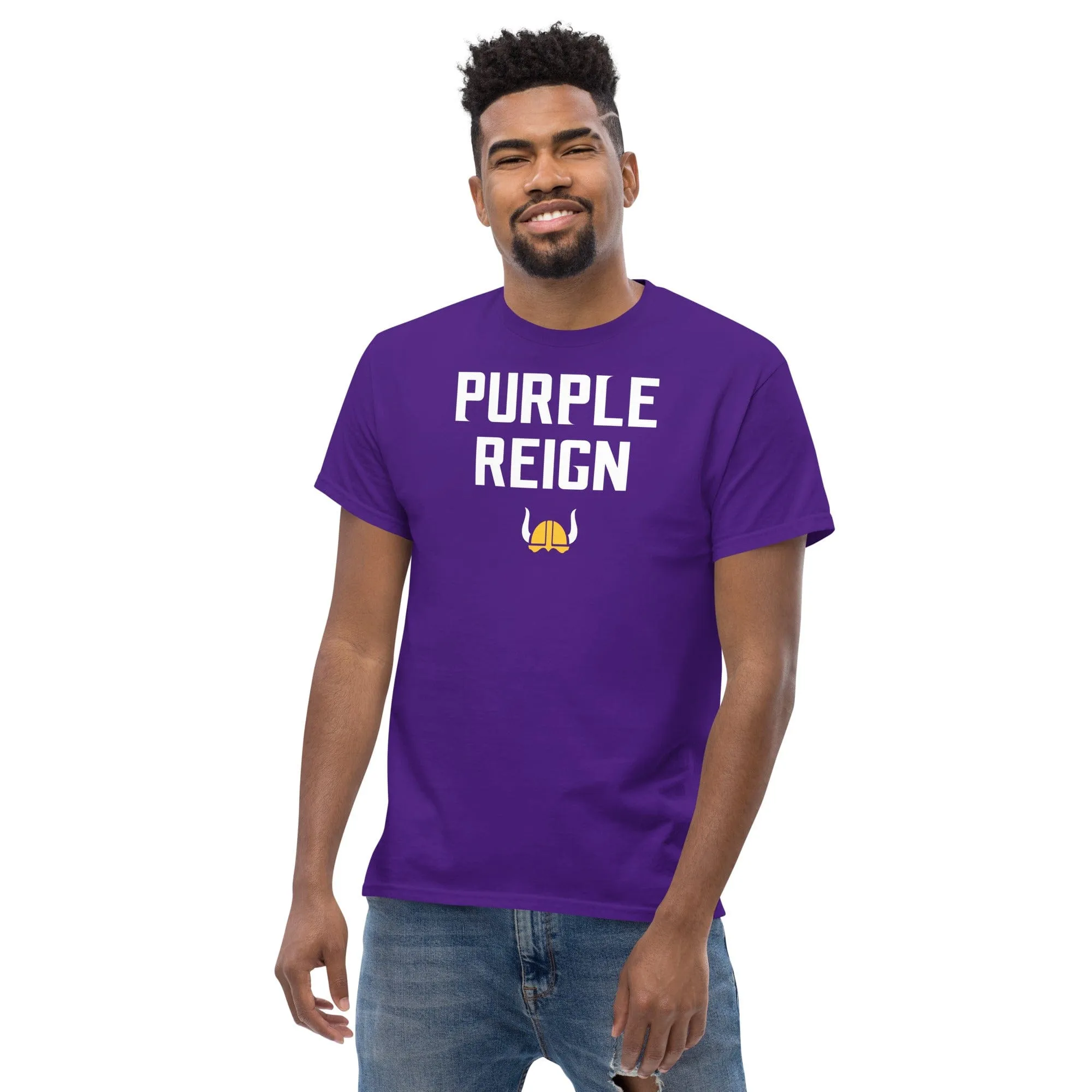 Purple Reign - Minnesota Vikings Fan Mens/Unisex T-Shirt