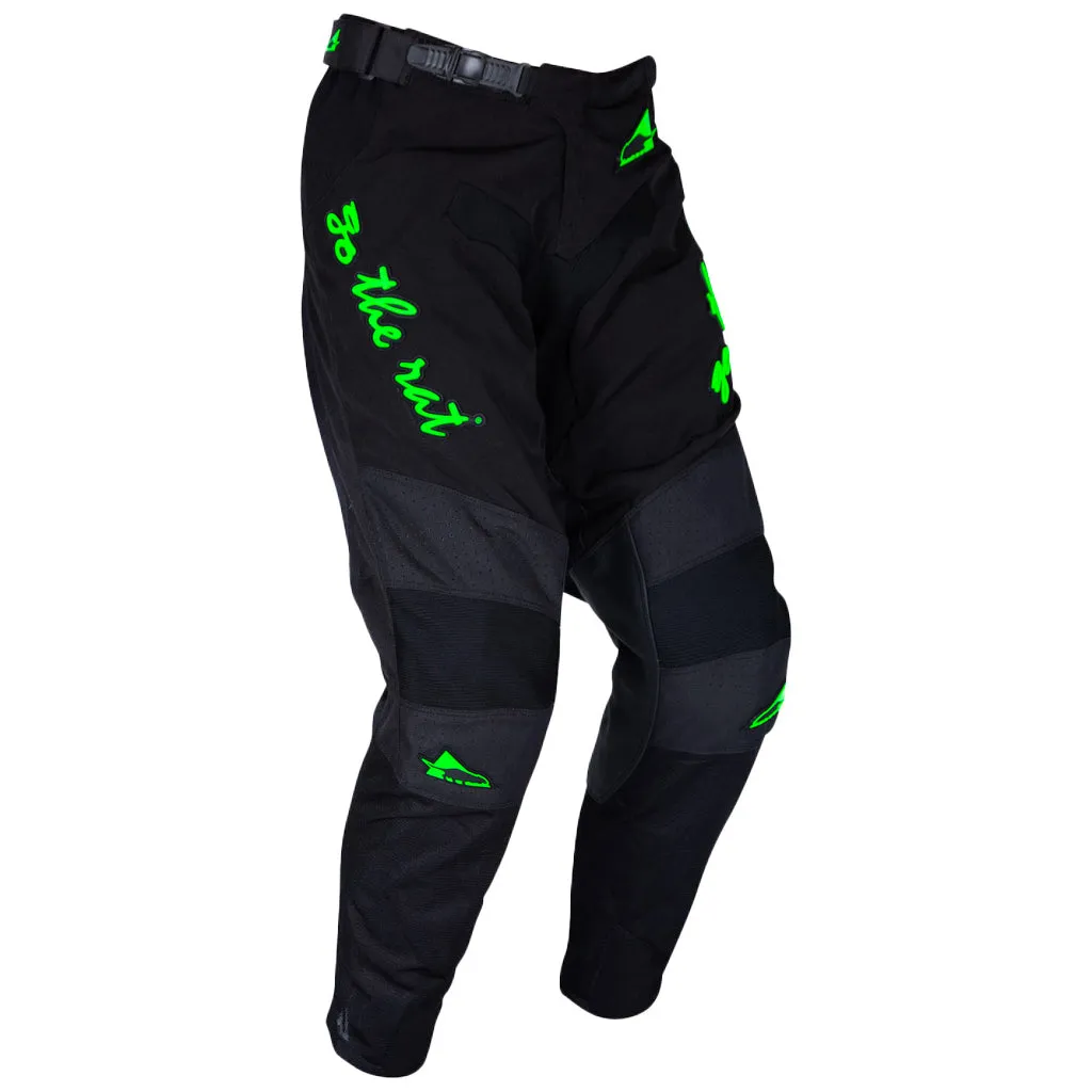 Rat Racing - Go The Rat Black/Green Pants