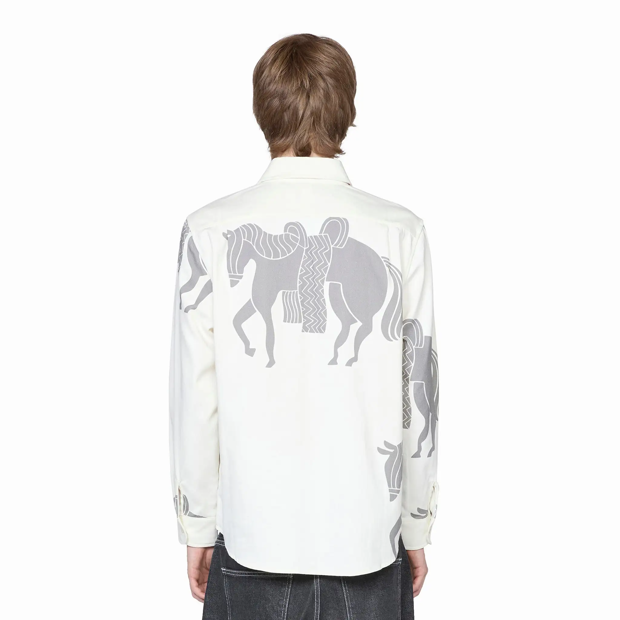 Repeated Horse Shirt Off White