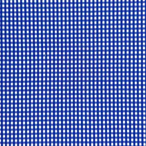 Royal Blue Mini Gingham Check