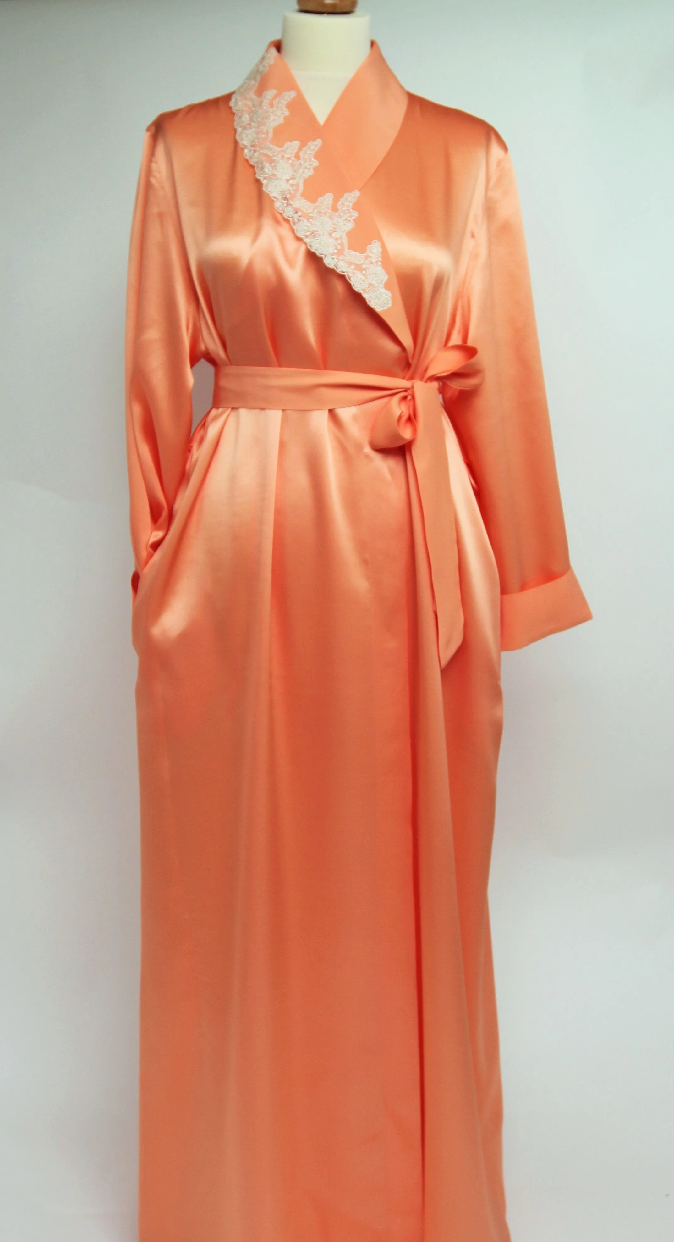 SALE Poema Pure Silk Dressing Gown (In stock, 3 day delivery)