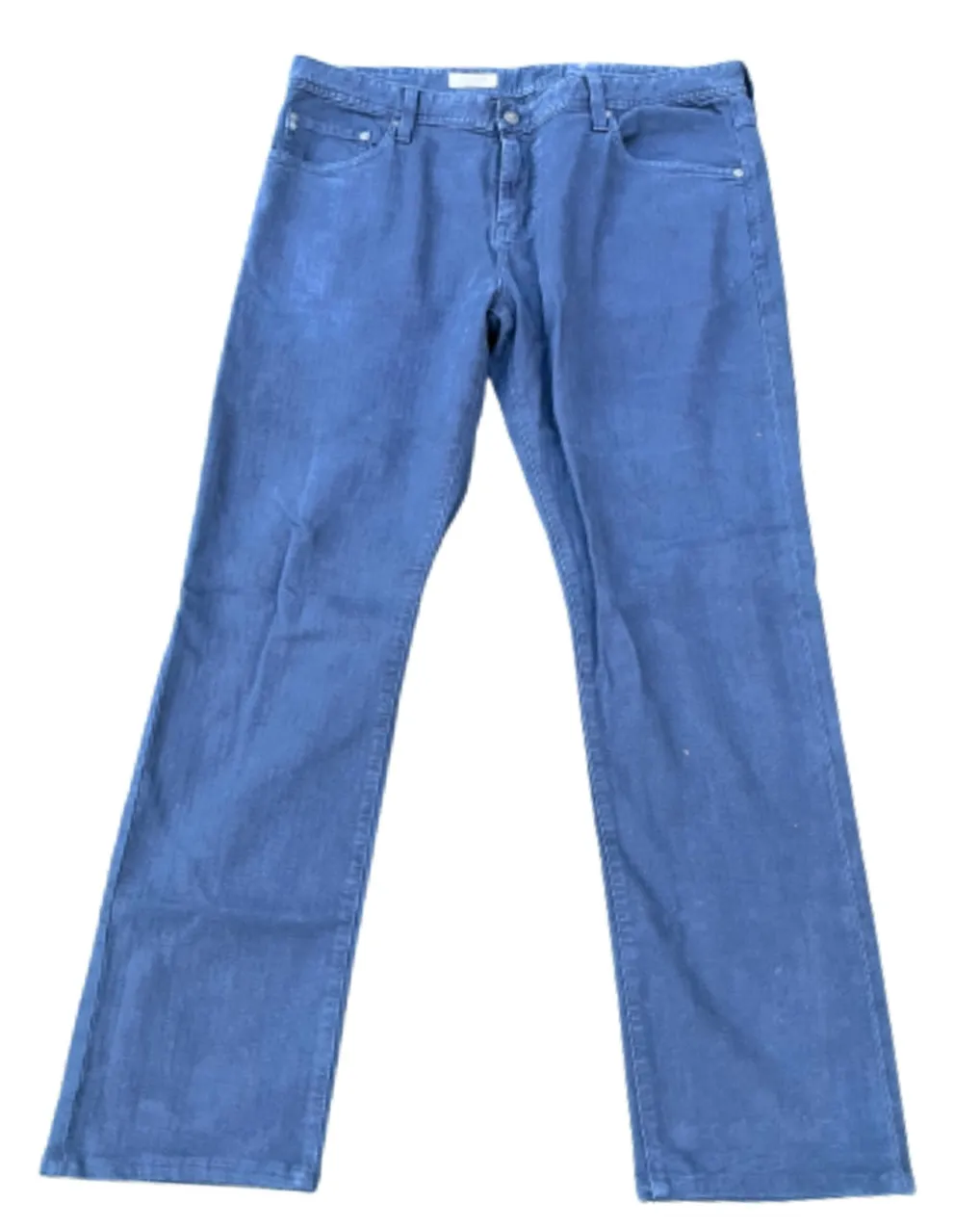 SHADES OF BLUE: Woz’s AG Navy Blue THE PROTEGE Straight Leg Pants (36/34)