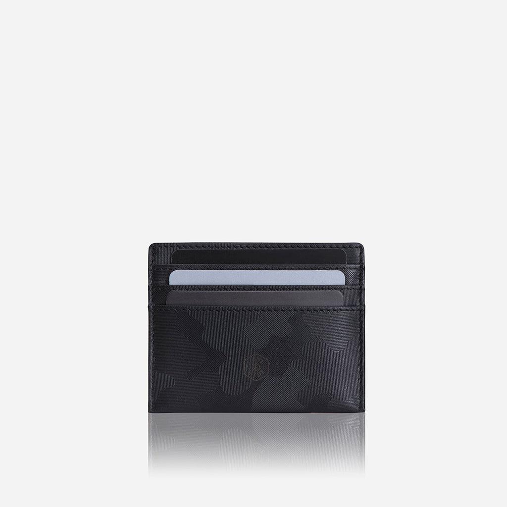 Slim Card Holder, Black Camo