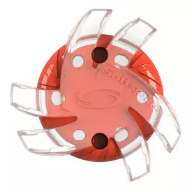 Softspikes Silver Tornado (Fast Twist 3.0) | Clear/Red