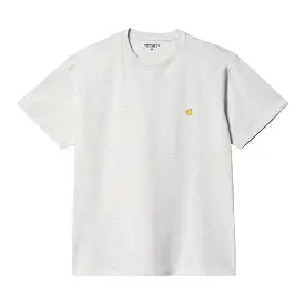 S/S CHASE T-SHIRT ASH HEATHER / GOLD