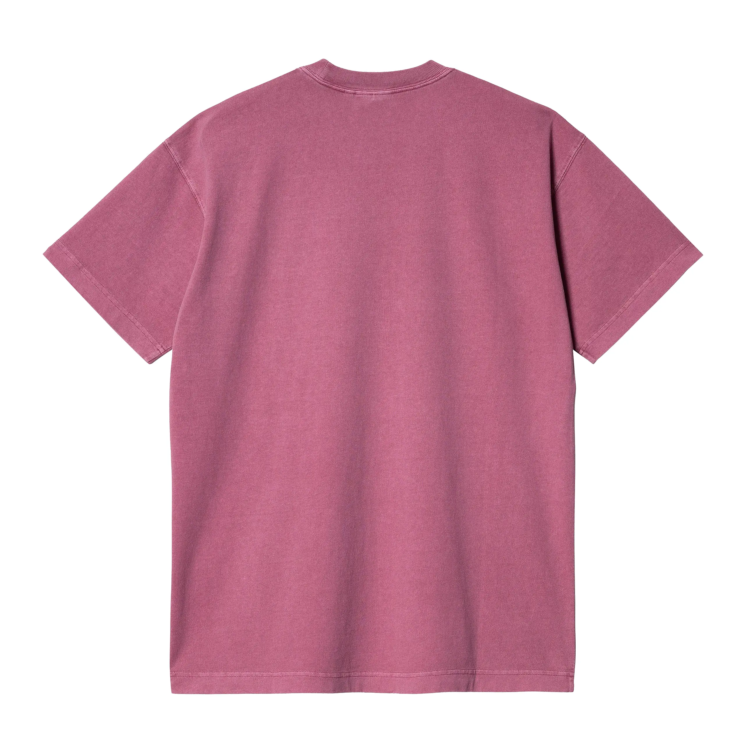 S/S NELSON T-SHIRT MAGENTA GARMENT DYED