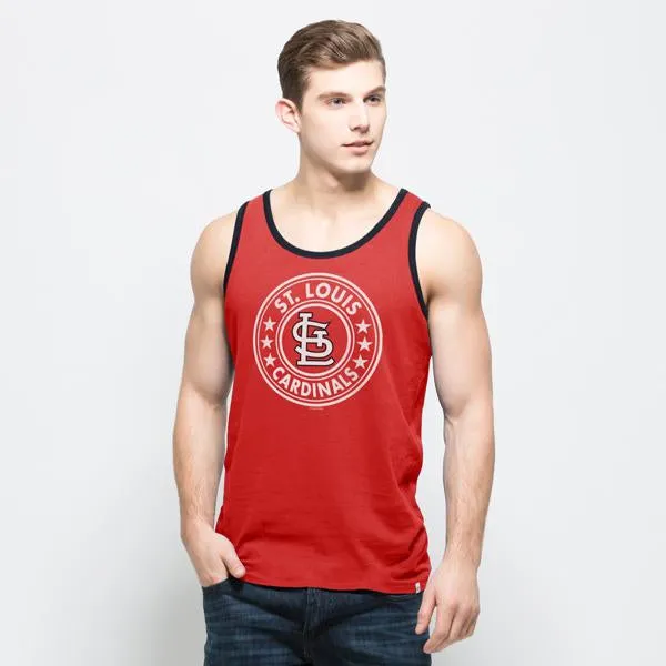 St. Louis Cardinals 47 Brand Red All Pro Sleeveless Cotton Tank Top T-Shirt