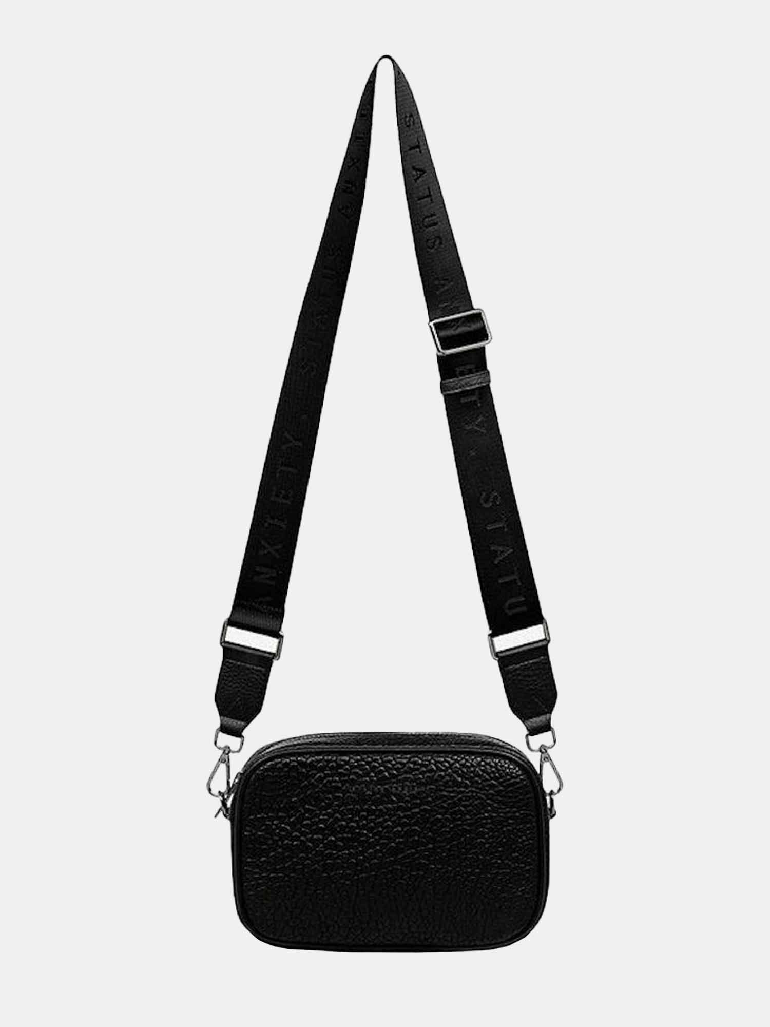 Status Anxiety Plunder With Webbed Strap Bag - Black Bubble