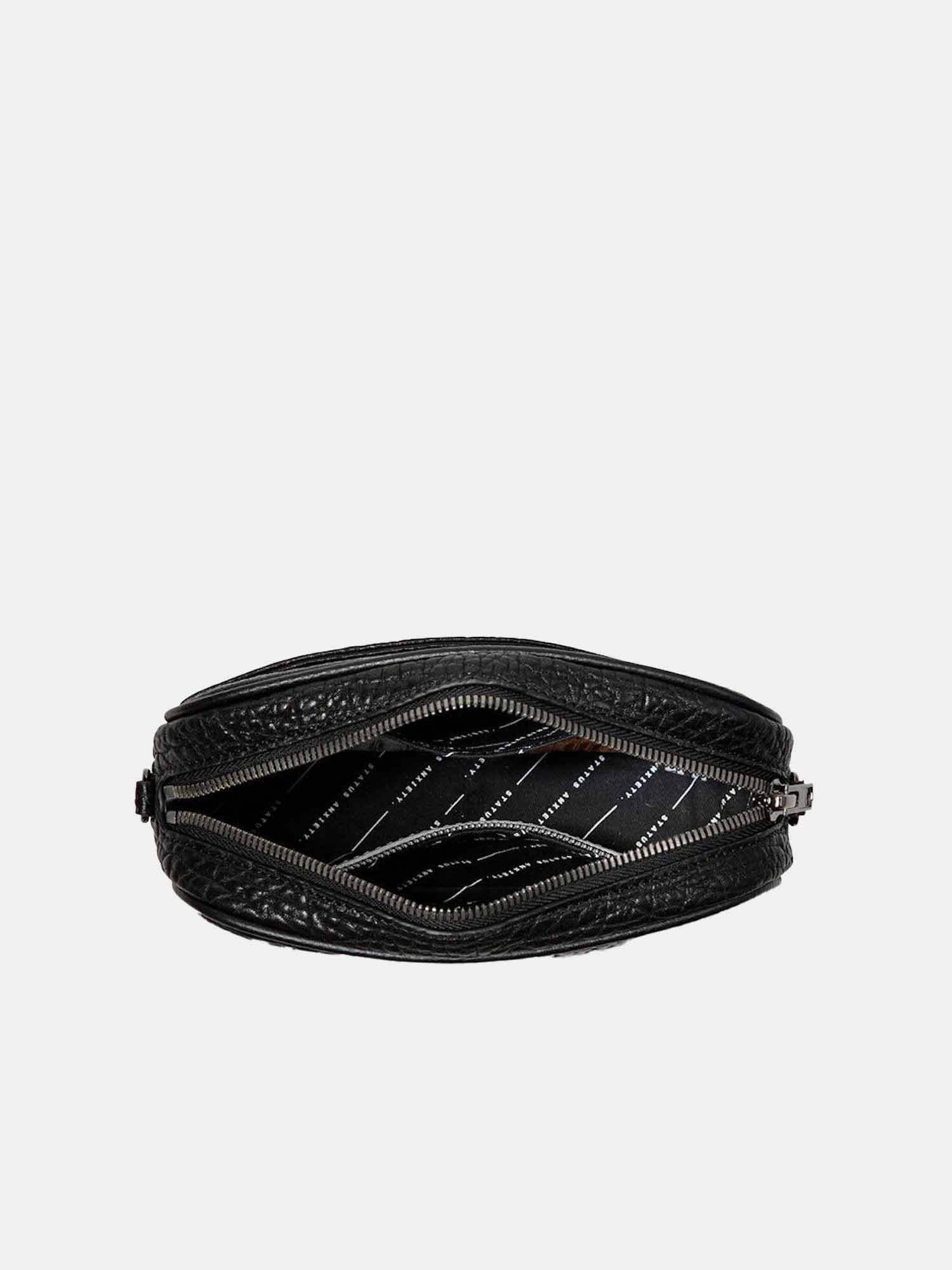 Status Anxiety Plunder With Webbed Strap Bag - Black Bubble