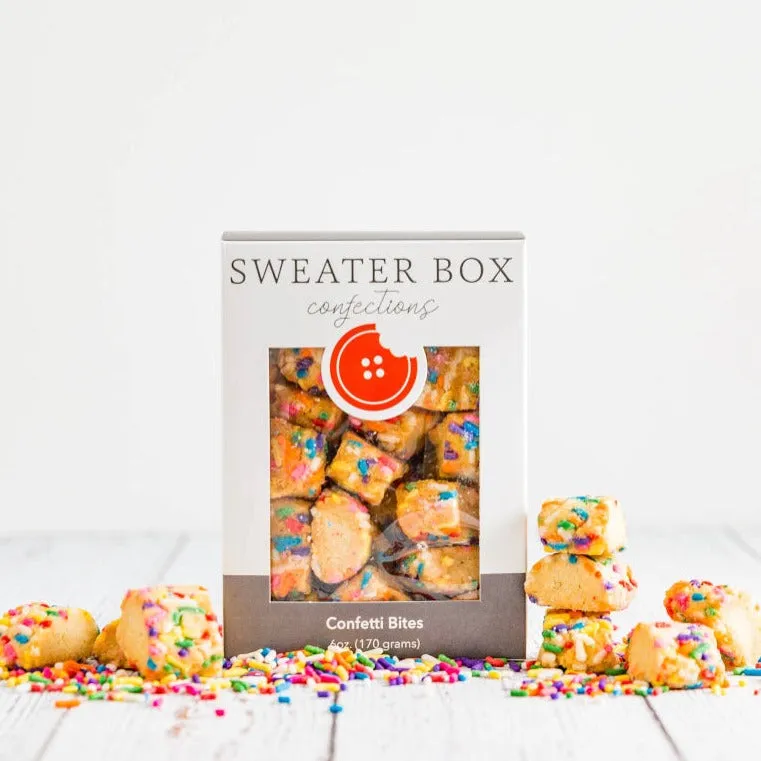 Sweater Box Confections Confetti Bites