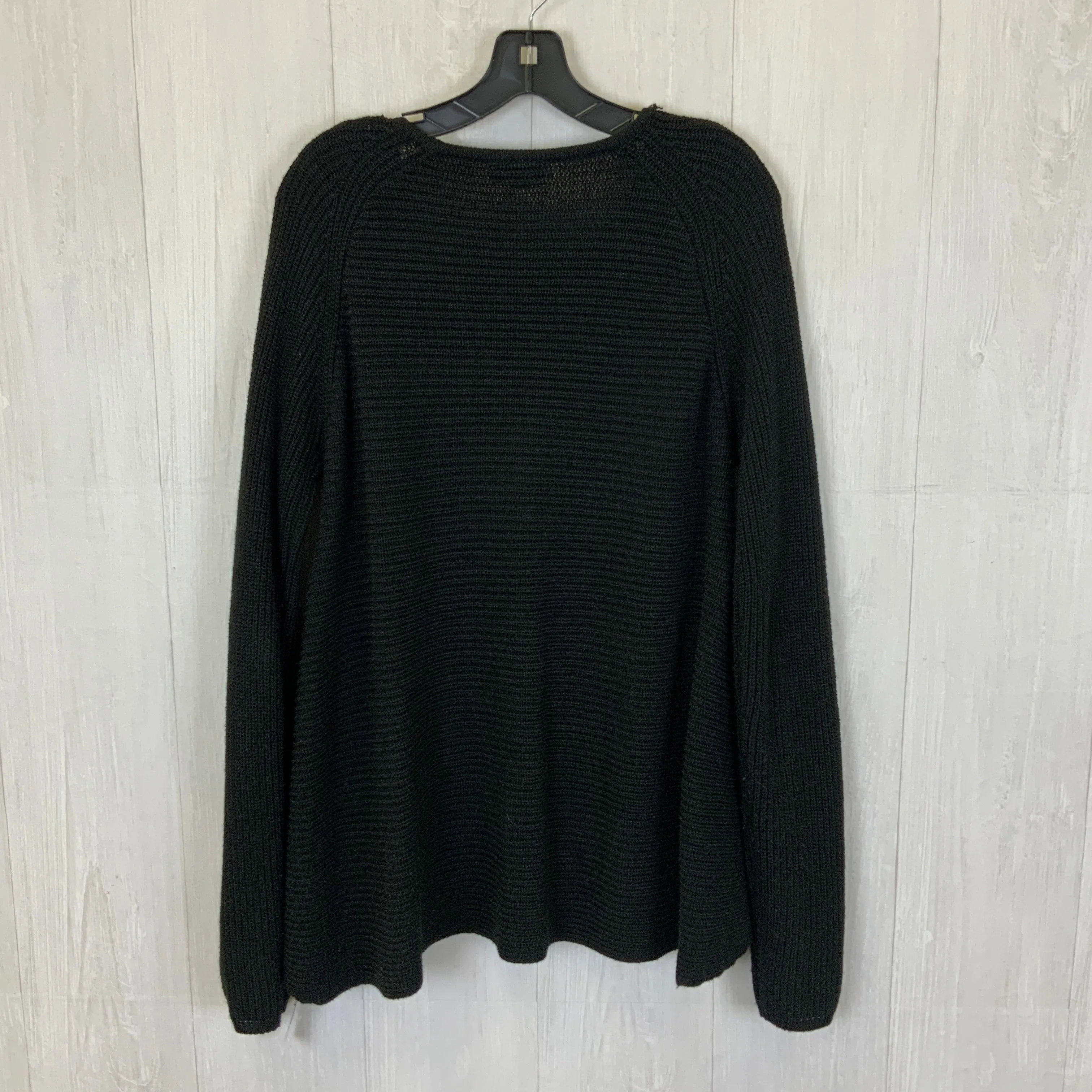 Sweater Cardigan By Ana In Black, Size: L