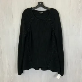 Sweater Cardigan By Ana In Black, Size: L