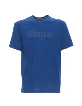 T-shirt Blauer uomo 23SBLUH02094772 blu china regular fit PE23