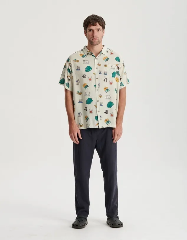 TCSS  |Flower Patterns Tropical Patterns Linen Street Style Cotton