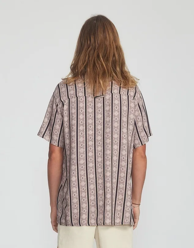 TCSS  |Stripes Linen Street Style Cotton Short Sleeves Logo