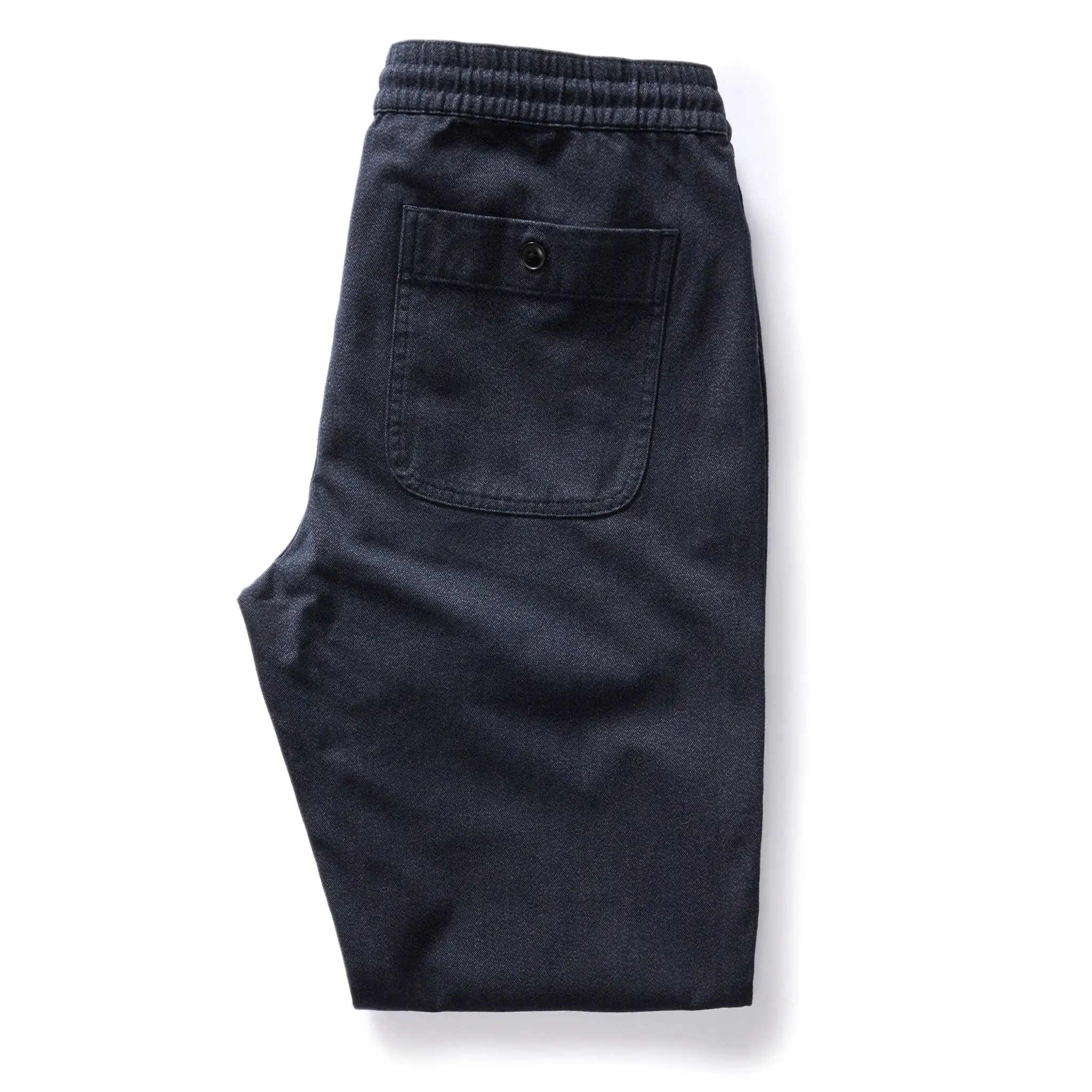 The Apres Pant in Navy Twist Jaspe Twill