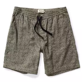 The Apres Trail Short in Static Camo Double Cloth