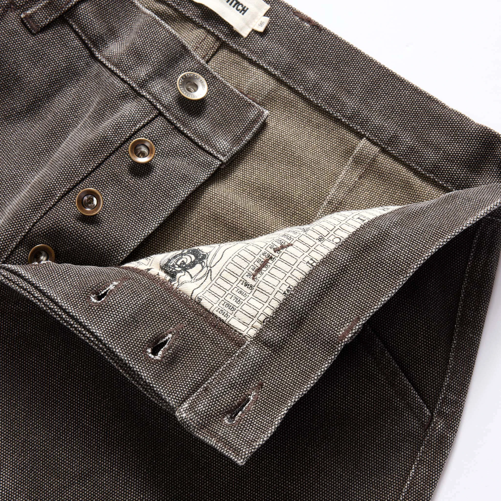 The Camp Pant in Soil Chipped Canvas