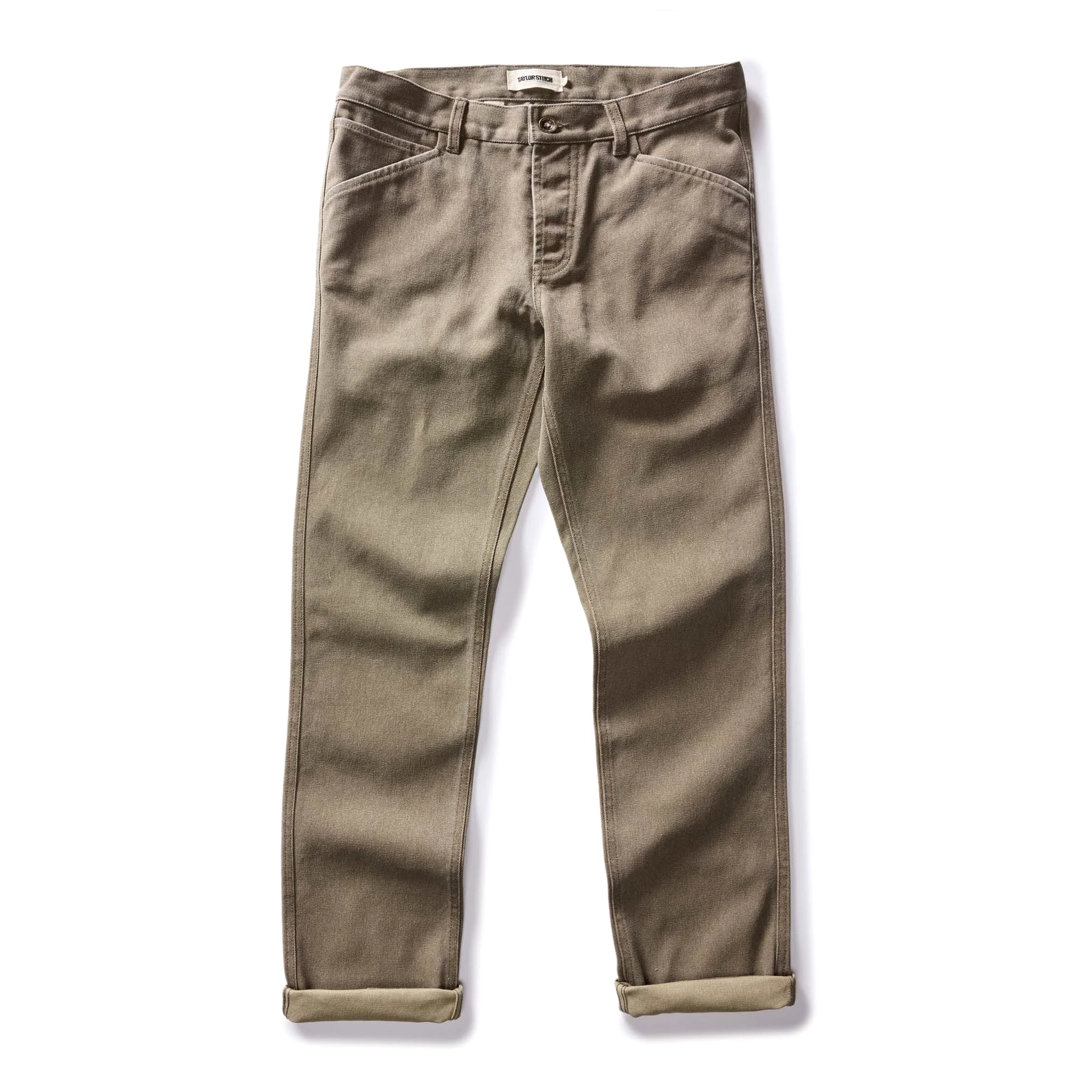 The Camp Pant in Stone Chipped Canvas