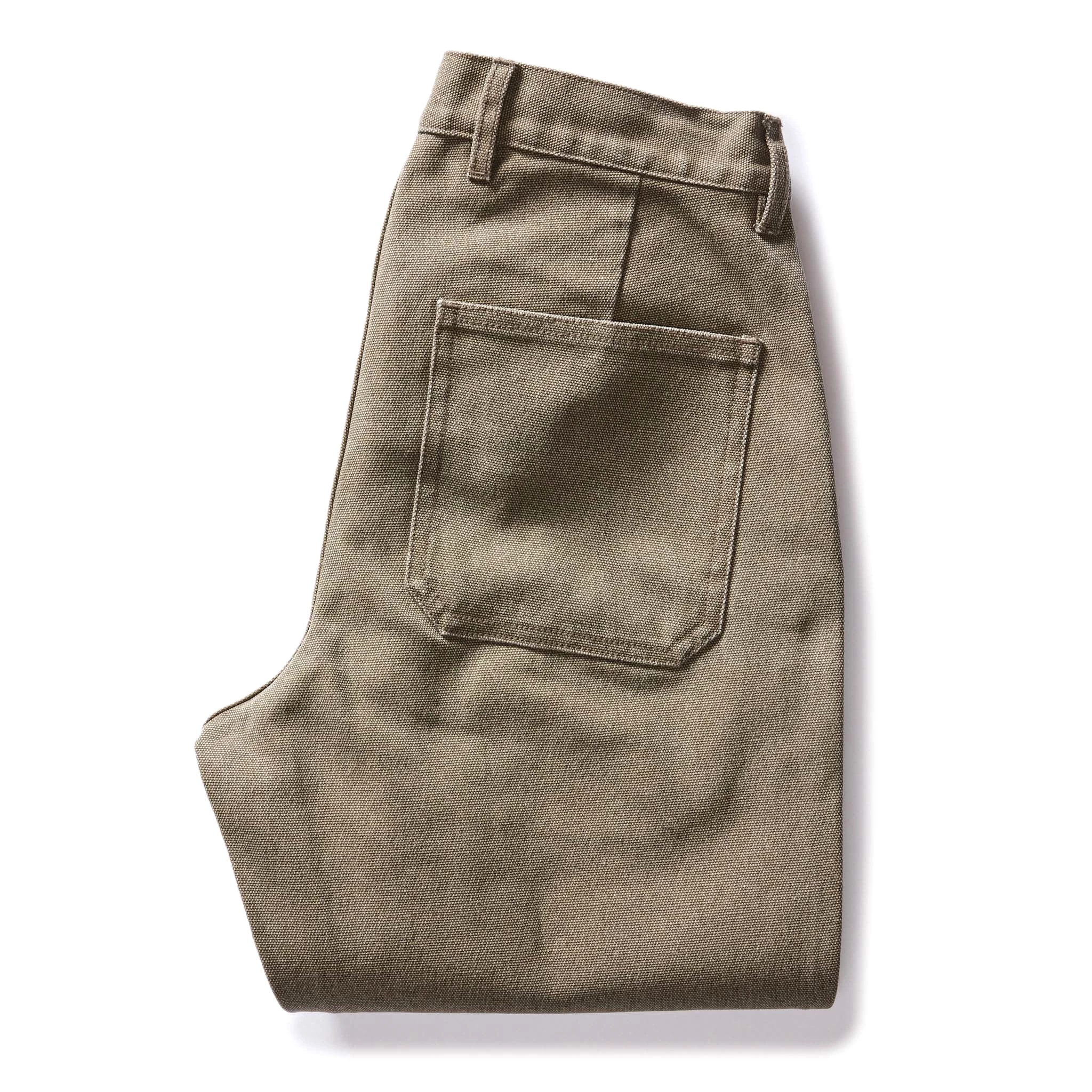 The Camp Pant in Stone Chipped Canvas