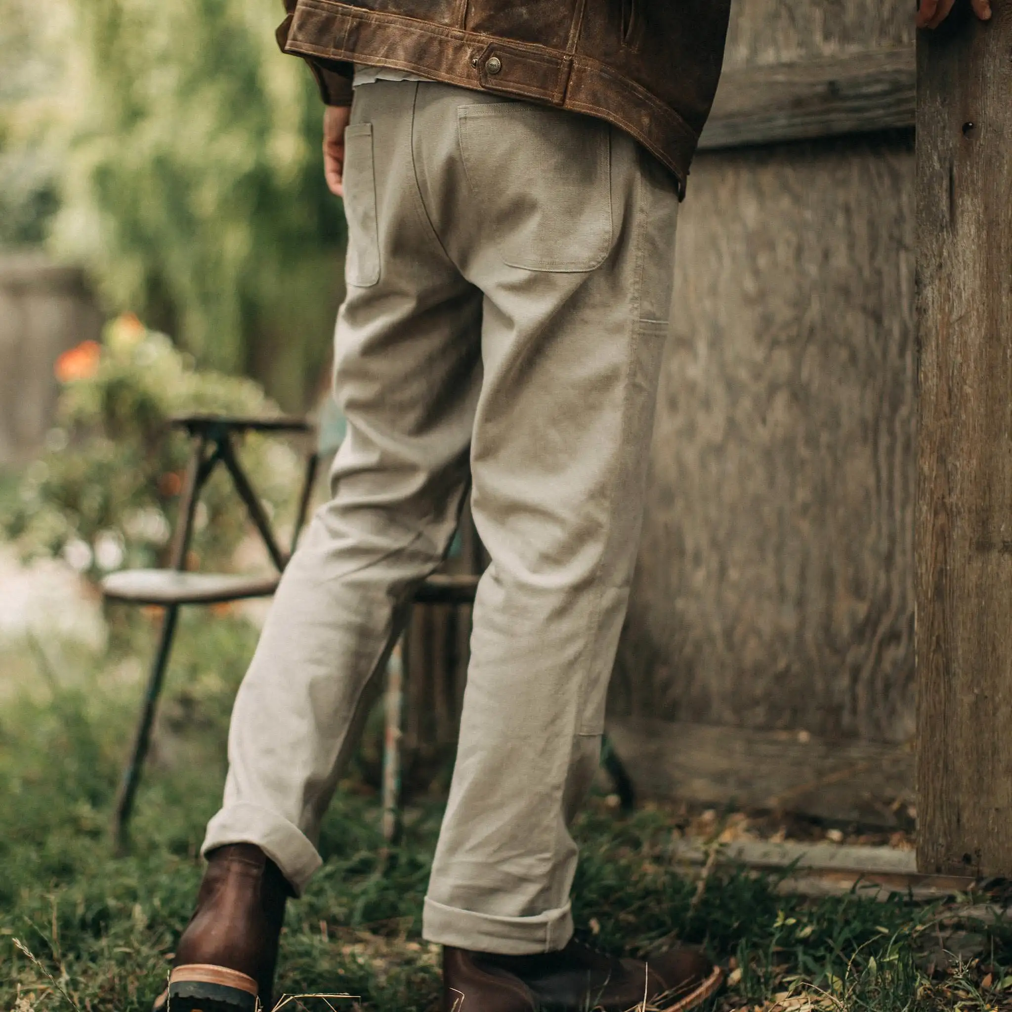 The Chore Pant in Ash Boss Duck