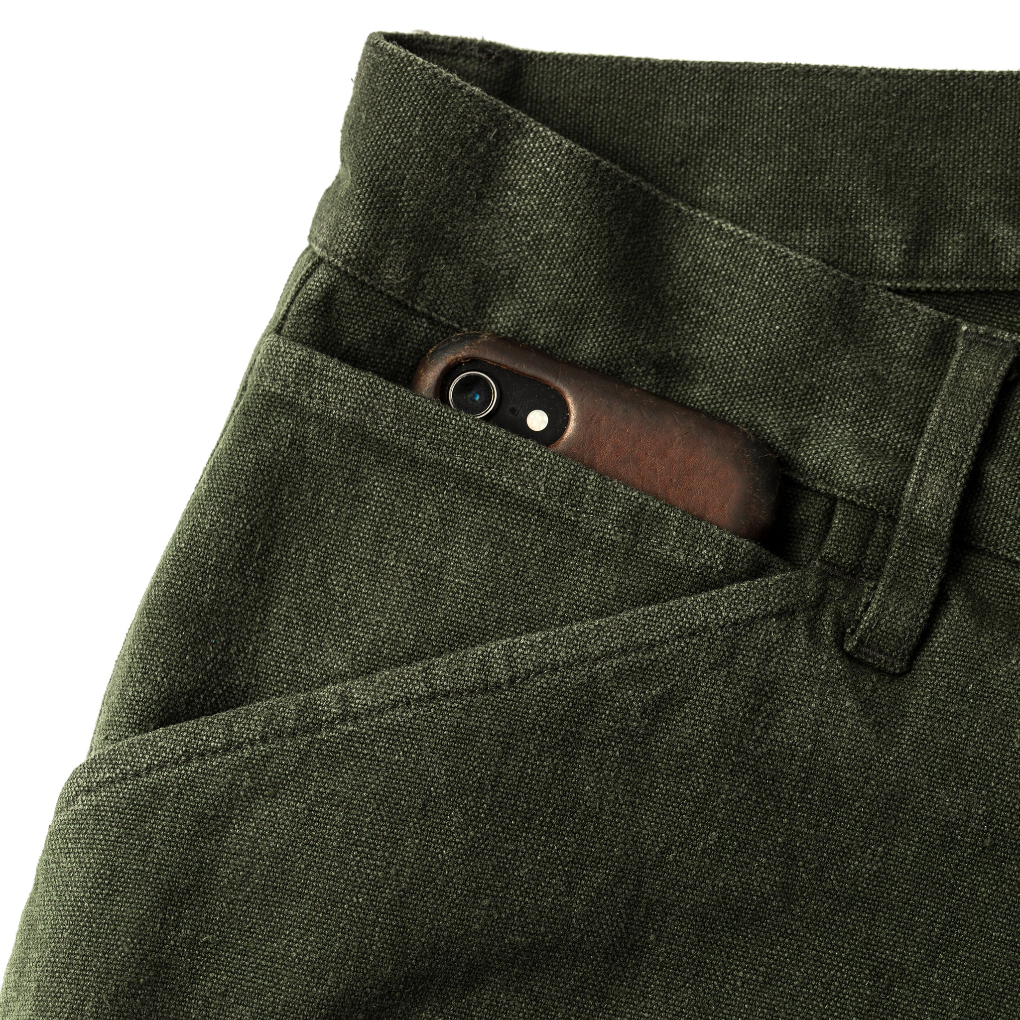 The Chore Pant in Dark Olive Boss Duck