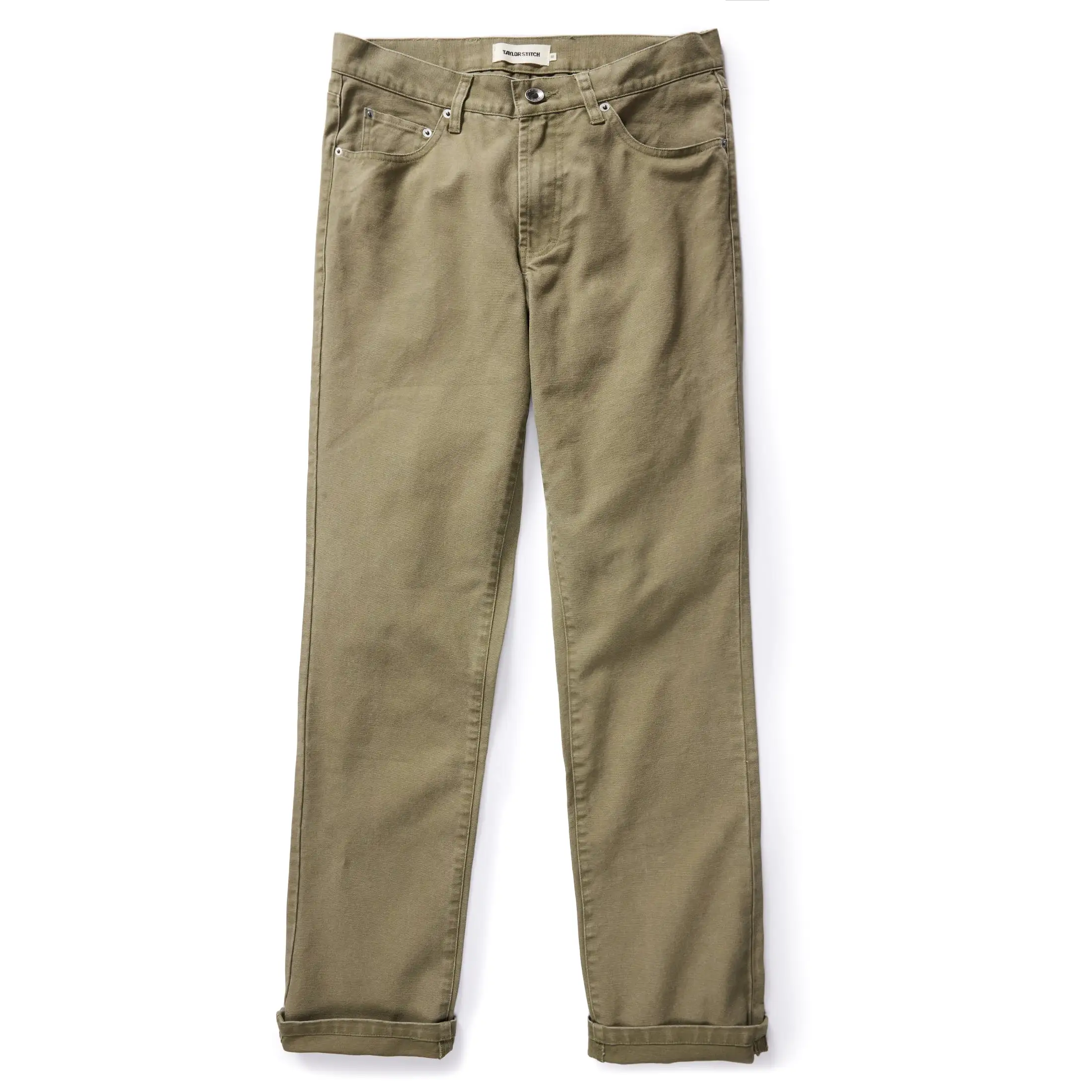 The Democratic All Day Pant in Arid Eucalyptus Canvas