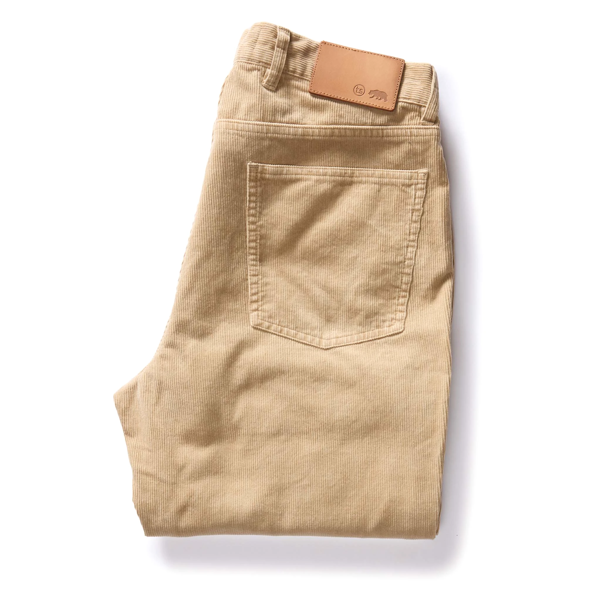 The Democratic All Day Pant in Light Khaki Cord