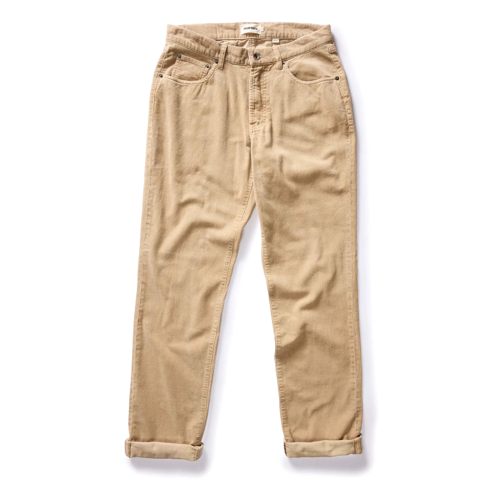 The Democratic All Day Pant in Light Khaki Cord