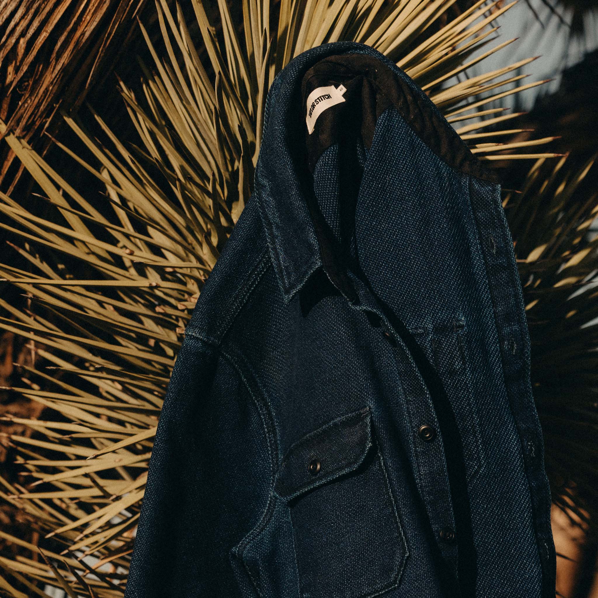 The Division Shirt in Indigo Twill