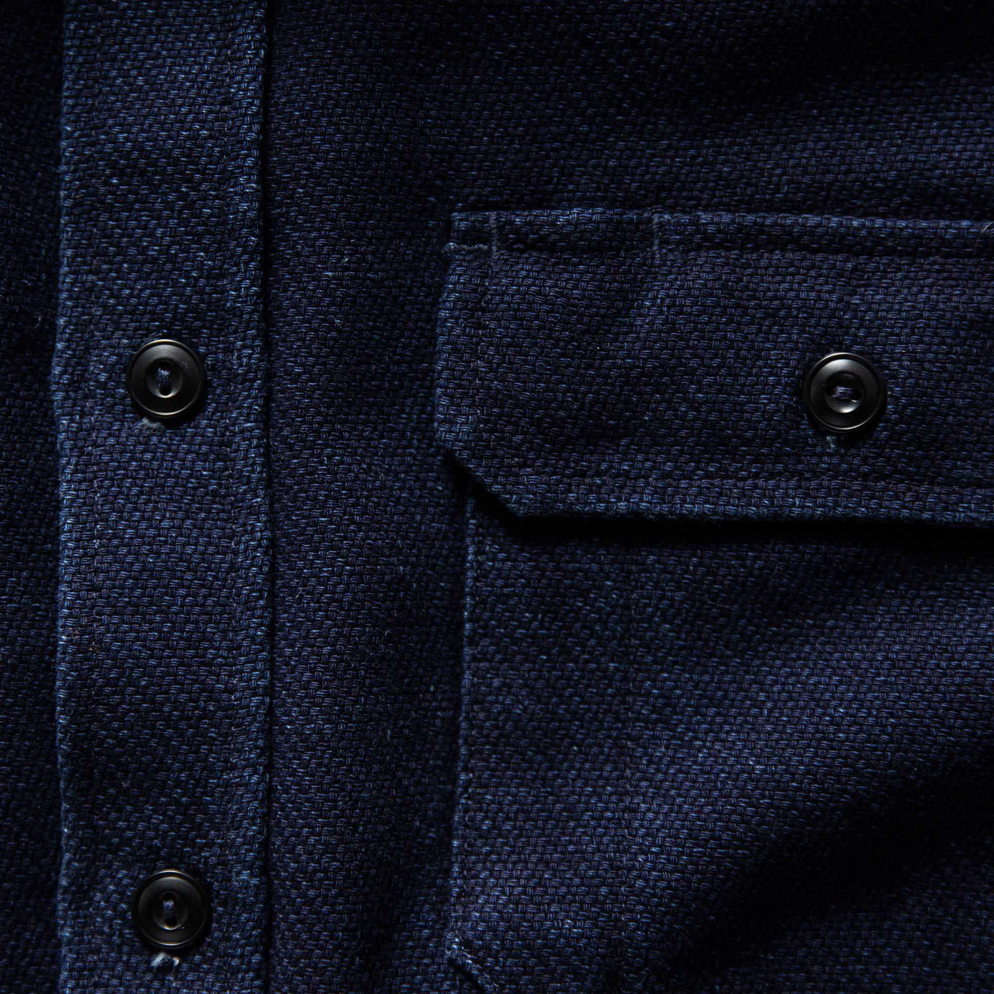 The Division Shirt in Indigo Twill