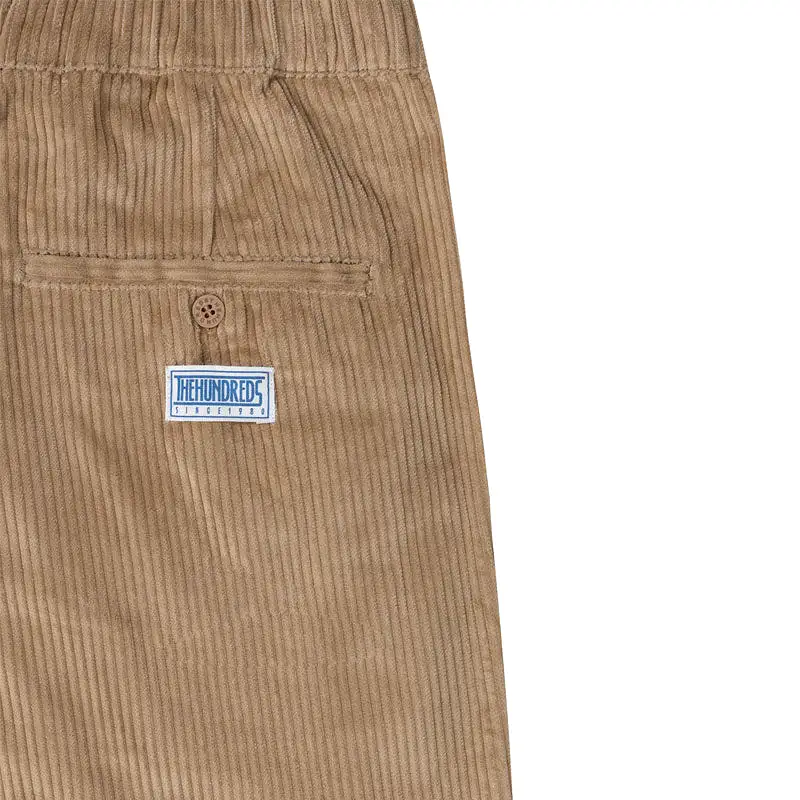 THE HUNDREDS CORD PANTS KHAKI T22P104018