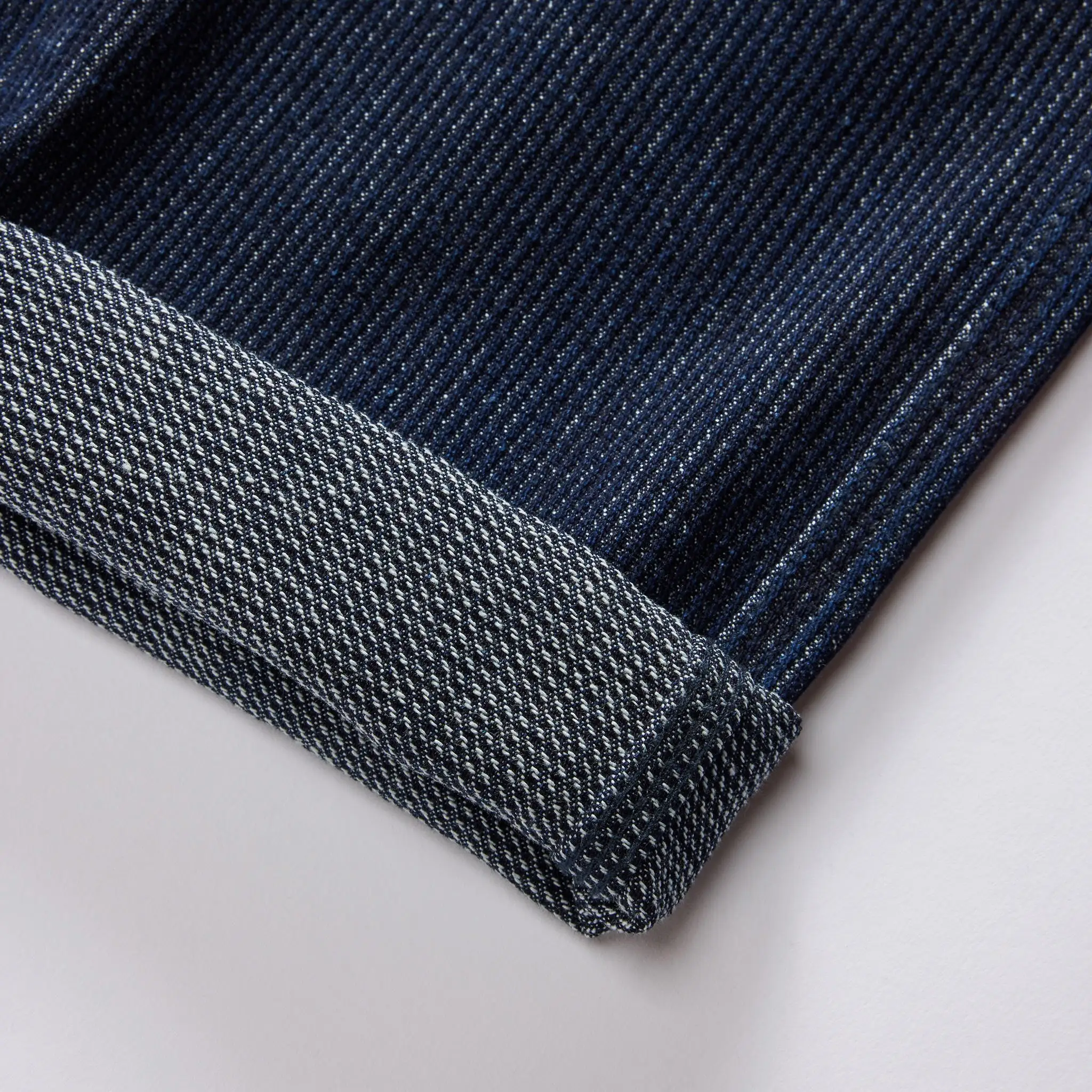 The Morse Pant in Rinsed Indigo Stripe