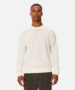 The Nunez Long Sleeve Sweater - Chalk