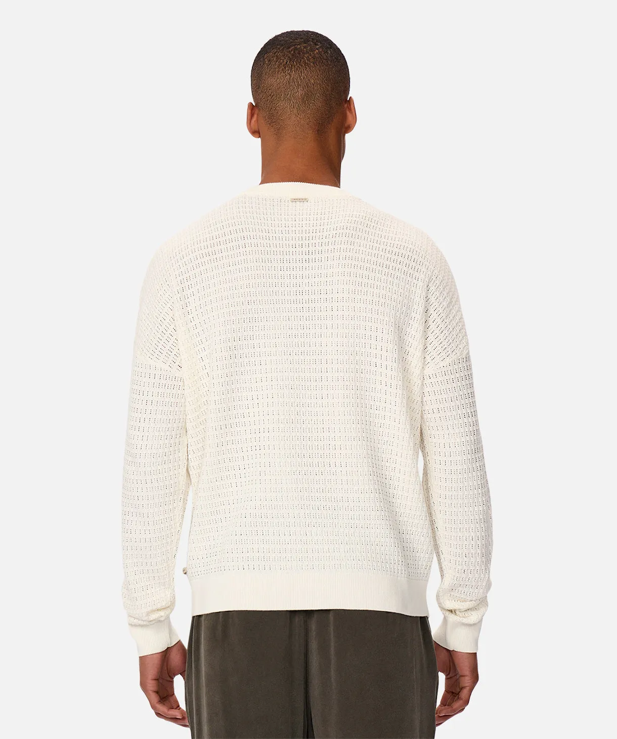 The Nunez Long Sleeve Sweater - Chalk