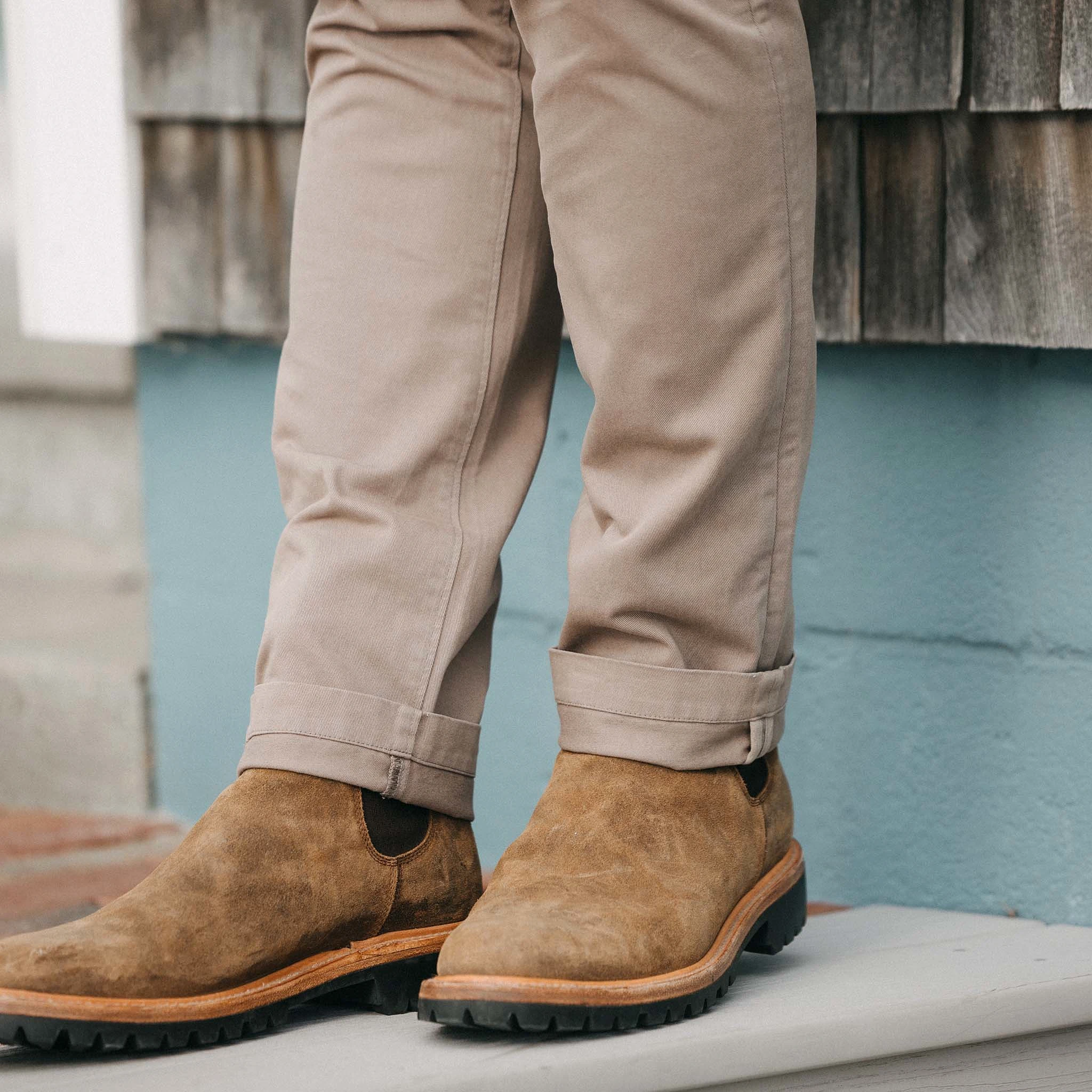 The Slim Foundation Pant in Dried Earth