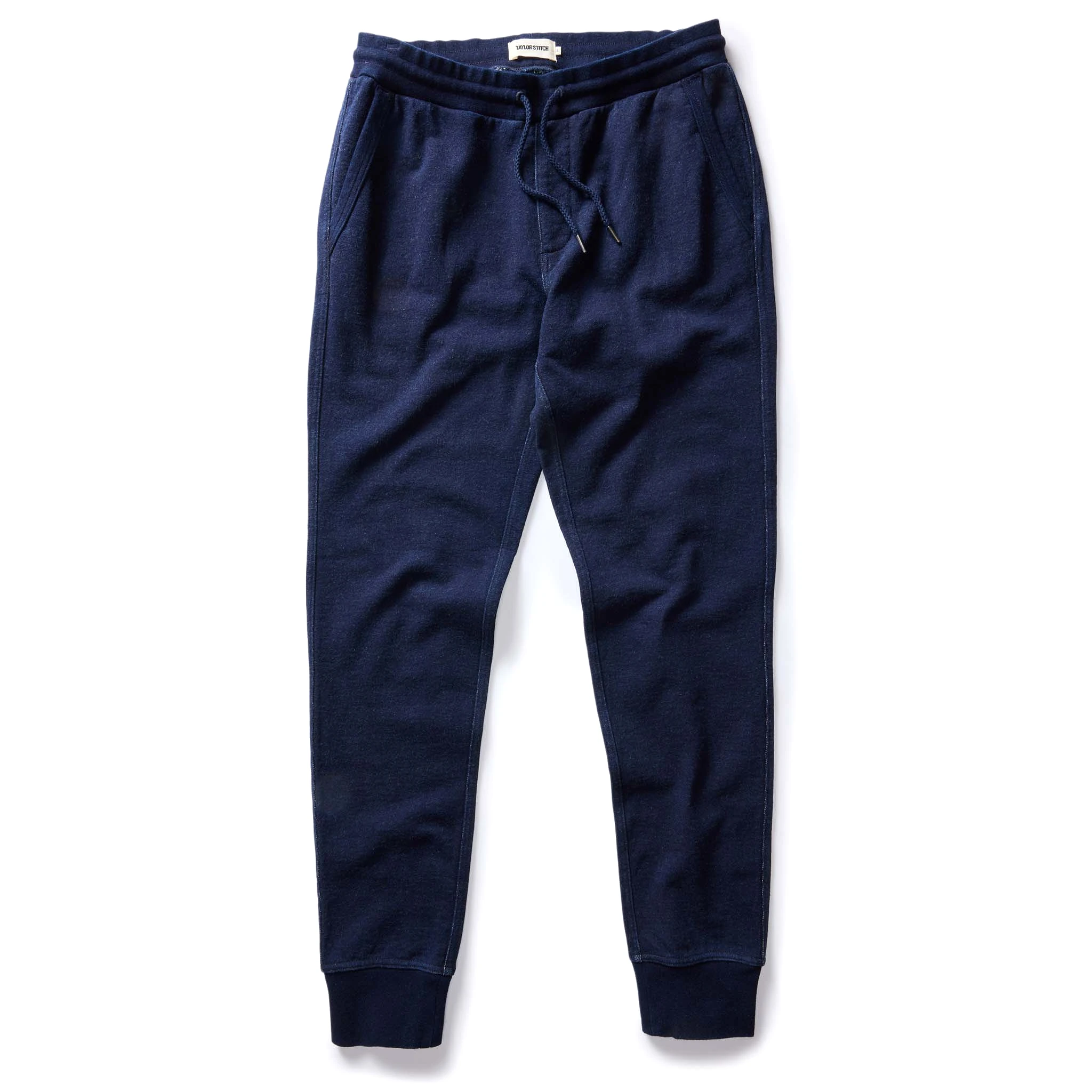 The Sunset Pant in Rinsed Indigo Terry