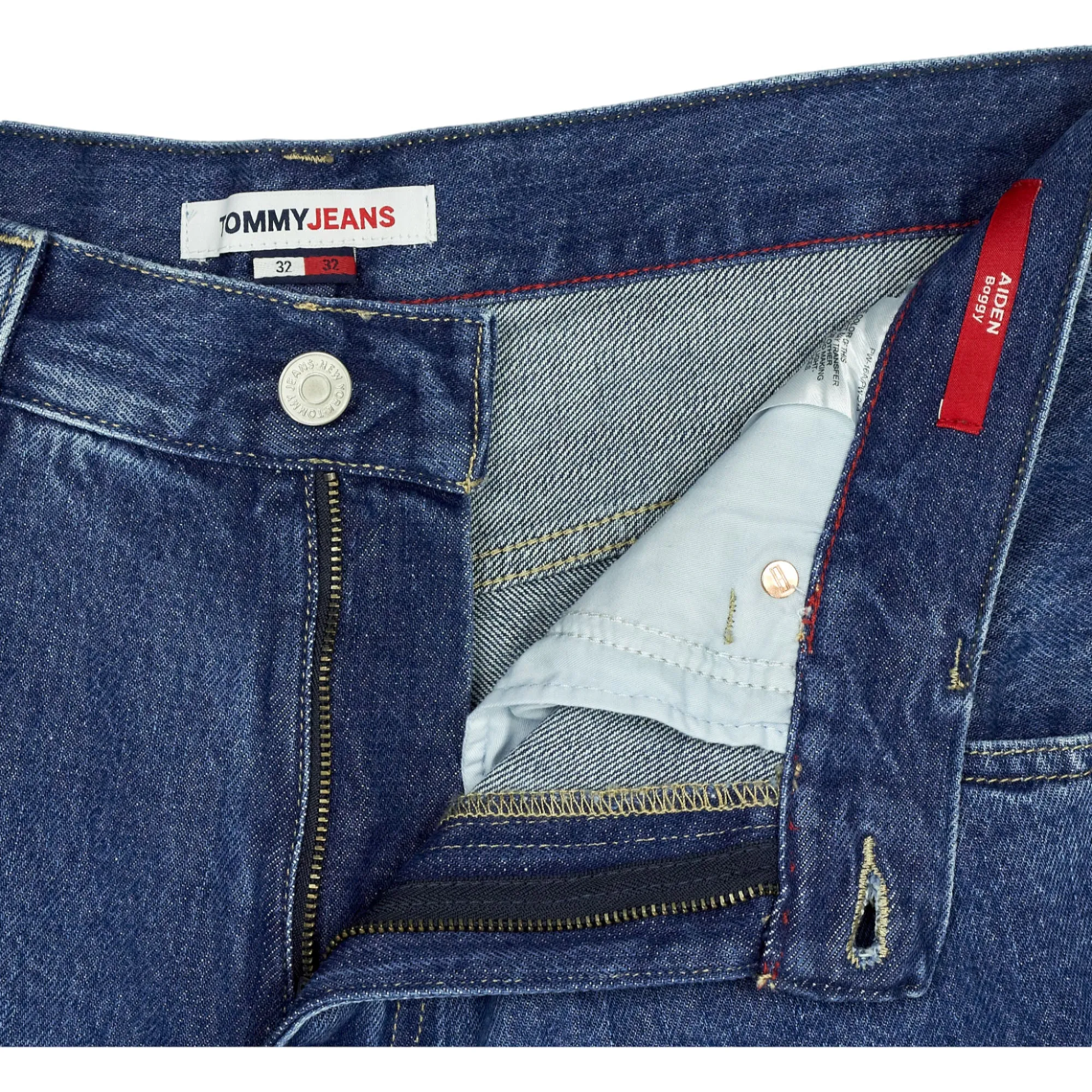 Tommy Jeans Blue Aiden Baggy Jeans