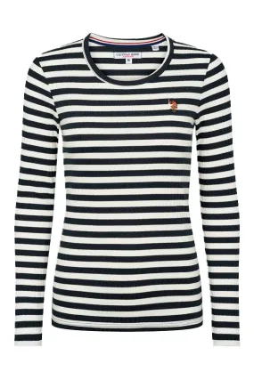 U.S. POLO ASSN. Women L/S T-shirt Chanett Navy